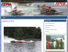 Tablet Screenshot of columbiaoutboard.org